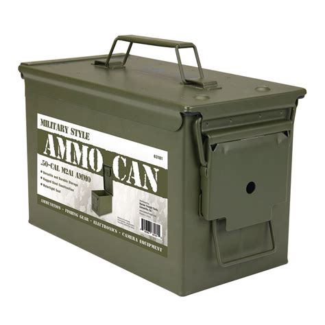 black metal ammo box|harbor freight 50 cal ammo can.